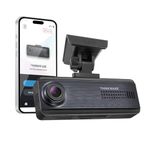 Thinkware Q200 Dash Cam QHD 1440p Front & 1080p HD Rear Car Camera with GPS Mount - Wi-Fi, Bluetooth, Parking Mode, Includes 32GB SD Card, Dual Leads for Battery Safe Parking Mode & 32GB SD Card
