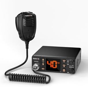 Radioddity CB-606 PRO CB Radio, AM/FM/PA Mobile Transceiver with 4W Power Output, 2.2’’ Amber Color Display, Instant Emergency Channel 9/19, VOX, NB/ASQ/SQ, Advanced Cooling Structure