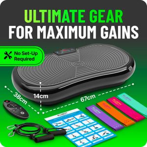Bluefin Vibration Plate Exercise Machine – Full Body Fitness Platform