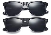 Retro Rewind Classic Polarized Sunglasses (Black | Smoke Polarized