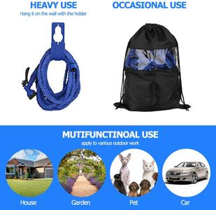 BABADU 100FT Expandable Garden Hose – Flexible with 7-Function Spray Nozzle