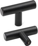 homdiy Cabinet Knobs Black Drawer K
