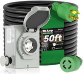 RVINGPRO 30 Amp Generator Cord 50FT