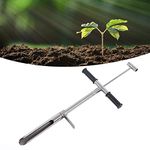 Stainless Steel Soil Sampler Probe Undisturbed Earth Borrower Soil Sampler with Ejector Foot Pedal for Lawn Garden