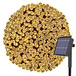 Kolpop Solar Fairy Lights Outdoor, 24M/79ft 240 LED Solar Powered Garden Lights Outside 8 Modes Waterproof Solar String Lights for Trees Patio Fence Wedding Party Christmas Decor (Warm White)