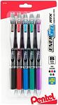 Pentel EnerGel RTX Bold Line Metal Tip Retractable Liquid Gel Pen, 1 mm Tip Size, Assorted (Pack of 5)