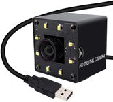 SVPRO 12MP USB Camera with Light,4K 30fps Lightburn Camera 1080P 120fps High Speed Camera, IMX577 Low Light USB External Computer Camera for PC Laptop,Linux,Windows,Android,MacOS