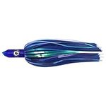 OCEAN CAT 7 inches/ 9 inches Bullet Head Ilander Trolling Lure for Marlin Tuna Mahi Dolphin Durado Wahoo Trolling Lures Mesh No Hook, Pink/Blue/Purple/Red (9", Blue-Plastic Head)