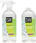 Better Life All Purpose Cleaner - Multipurpose Home and Kitchen Cleaning Spray for Glass, Countertops, Appliances, Upholstery & More - Multi-surface Spray Cleaner - 32oz (Pack of 2) Clary Sage/Citrus