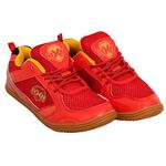 RXN Gold Champ Men's Synthetic Leather Badminton Shoe Gold Champ BD-19 Red 7_Red_7