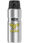 Wonder Woman Wonder Mom Logo, THERMOS STAINLESS KING Stainless Steel Drink Bottle, Vacuum insulated & Double Wall, 24oz