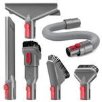 Garbage fighter Replacement Attachments Tools Brush Kit Compatible with Dyson V11 V10 V8 V7 Vacuum Cleaner Including Flexible Hose, Crevice Tool,Mattress Tool and Other Vacuum Attachments