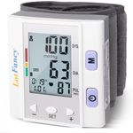 LotFancy Wrist Blood Pressure Monitor, BP Cuff (5.3”-8.5”), Fully Automatic Digital Blood Pressure Machine with Large Screen, 4 Users, 120 Memory, Home BP Monitor for Detecting Irregular Heartbeat