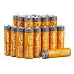 Amazon Basics AA 1.5 Volt Performance Alkaline Batteries, 20-Pack (Appearance may vary)