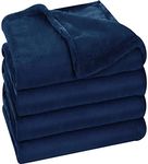 Utopia Bedding Fleece Blanket Twin Size [Navy, 90x66 Inch] - 300 GSM Blankets with Anti-Static Microfiber - Lightweight, Fuzzy, Cozy Blanket for Bed, Couch and Sofa - Suitable for All Seasons