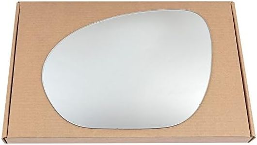 Less4spares Wing Mirror Glass Left Compatible with Nissan Juke 2011-2014 STICK-ON Passenger Near Side Convex