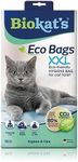 Biokatʼs Eco Bags XXL - Cat litter tray liner bags for hygienic litter disposal - 1 pack (1 x 12 bags)