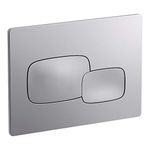 KOHLER Pebble 5413IN-P-CP Faceplate Flush Actuator for Inwall Tank, Polished Chrome