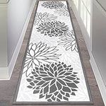 HEBE Boho Runner Rug for Hallway 2'x8' Non Slip Laundry Room Runner Rug Soft Floor Carpet Runners for Kitchen Washable Entryway Mat Farmhouse Area Rugs Runners for Hallway Bathroom Bedroom