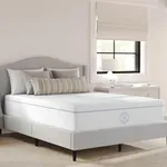 Martha Stewart SleepComplete Full Mattress in a Box, Medium-Firm Pocket Spring and Foam Hybrid Mattress, Dual-Action Cooling, 5-Zones, Coolweave Cover,12", White