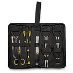 General Tools Precision Tool Set #PTS1 for Crafting, Hobbies, Jewelry and Home Repair, 11 Pieces Including Mini Pliers, Screwdrivers, Pick, Soft Tailor Cloth Tape Rule, Scissors and Tweezers