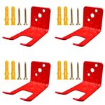 4 Pack Universal Fire Extinguisher Bracket, Fire Extinguisher Mounts & Brackets for 5 to 13 lbs, Universal for All Extinguishers with Valve Body Slots, Holder for Dry Chemical and Water Extinguishers