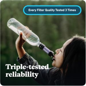 Sawyer Mini Water Filter – Portable Blue Filtration System
