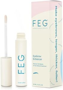 FEG Eyebrow Enhancer Eyebrow Growth Serum for Thicker Brows | Natural Brow Enhancing Serum for Growing and Thickening Eyebrows | Stimulates Natural Eyebrow Growth | 3ml | Single Pack