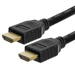 Cmple - 26AWG High Speed HDMI Cable 25FT HDMI 2.0 Ready - 3D Ethernet/ARC, Gold Plated Connectors HDMI Cable - 25 Feet, Black