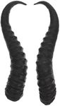 FOMIYES Black Horns Hair Clips Sheep Horns Horns Hair Ornament DIY Gothic Horns Headband Clips Accessories for Men Women Party Cosplay Costume Fancy Dress Photo Props