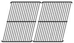Music City Metals 50642 Porcelain Steel Wire Cooking Grid Replacement for Gas Grill Model Brinkmann 810-3330-S, Set of 2