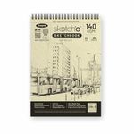 Anupam SketchO Sketch Book A4 Acid Free Natural Shade 140 GSM Paper Wiro-Bound Sketchpad for Artists Students (25 Sheets, Set of 1)