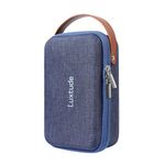 Luxtude Electronic Organizer Travel Case, Small Tech Organizer, Hard Charger Case, Tech Bag, Portable Electronics Bag, Essentials for Apple Accessories/Magic Mouse/SD/Cash/Card/Pen