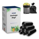 Senego by Trendy Home Garbage Bags for Dustbin (Pack of 6, Small, 180 Count, 17 x 19 Inches) for Dry & Wet Waste, Dustbin Trash Bags, Garbage Bag for Trash Cans, 30 Bags Per Roll (Black)