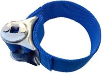 Shonee Heavy-Duty Adjustable Oil Filter Strap Wrench, Universal Wrench for up to 150mm Filter, Multifunction Removal Tool, Ideal Engine Filters, Conduit, & Fittings, Blue