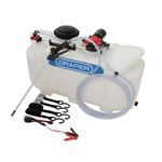 Draper 26180 ATV Spot & Broadcast Sprayer 98L - Heavy-Duty HDPE Tank with Diaphragm Pump, Dual Lance System, Cone & Stream Patterns, Remote Switch - for Fertiliser, Weed Killer & De-Icer