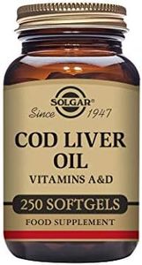 Solgar, Cod Liver Oil, Vitamin A & D, 250 Softgels