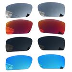 Acefrog 4 Pairs Polarized Replacement Lenses for Oakley Gascan OO9014 Sunglasses, Perfectly Fit, Shatterproof, Anti-scratch, Value Pack