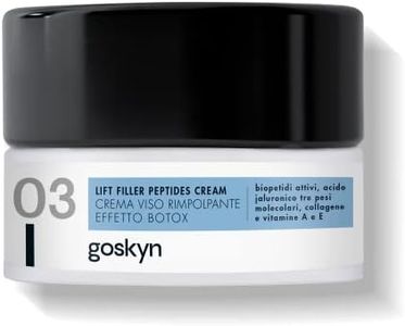 Crema Viso Acido Ialuronico a tre pesi molecolari e Peptidi • Crema Viso Antirughe Rimpolpante Idratante Viso Pelle Secca e Mista, Pelle Matura sia giorno che notte uomo e donna • 50ml