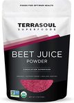 Terrasoul Superfoods Organic Beet Juice Powder, 4 Oz - Grown In USA | Concentrated Beet Juice Crystals | Energy & Stamina...