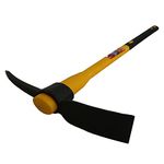 Mighty Pick Mattock 5lb Steel Head +Heavy Duty Fibreglass Handle shaft 90cm- 36in