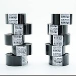 Batch printing machine hot stamping ribbon stamp coding foil black 30mm X 100mtr (pack-10pcs)