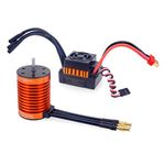 DollaTek Waterproof F540 3300KV Brushless Rc Car Motor +60A ESC Combo Set For 1/10 Rc Car