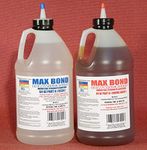 MAX Bond Low Viscosity Marine Grade Epoxy 4 Boat Building & Repair of Hulls,Decks,Transom,Trailer Floors -Salt & Fresh Waterproof, Impact Resistant, Extreme Toughness, Strong Glue,1 Gallon Kit