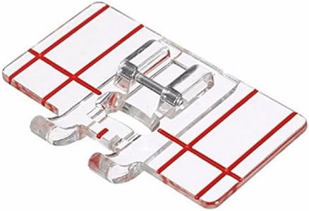 YEQIN Border Guide Sewing Machine Presser Foot - Fits All Low Shank Snap-On Singer, Brother, Babylock, Euro-Pro, Janome, Kenmore, White, Juki, New Home, Simplicity