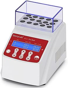 stonylab Dry Bath Incubator, Mini Digital Dry Bath Block Heater with Lid and 15 x 2 ml Tube Blocks for Lab Research Laboratory