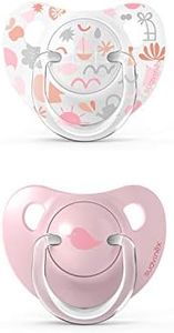 Suavinex Pack Chupetes para Bebés, Chupete con Tetina Anatómica de Silicona, 307144 Rosa 0-6 Meses, 2 Unidades