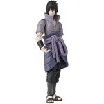 BANDAI Anime Heroes Naruto Action Figure Sasuke Uchiha | 17cm Naruto Figure Sasuke Uchiha Figure With Extra Hands And Accessories | Naruto Shippuden Anime Figure Action Figures For Boys And Girls