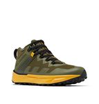 Columbia Men's Facet 75 Mid Outdry waterproof mid rise hiking boots, Green (Nori x Golden Yellow), 9 UK