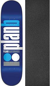 Plan B Skateboards Classic Skateboard Deck - 8.37" x 32.125" with Jessup Black Griptape - Bundle of 2 Items